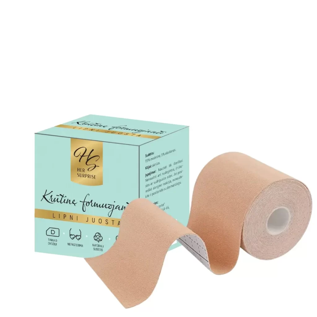 Krūtinę formuojanti juosta nude D+ DYDŽIAMS